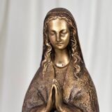 Virgin Mary bronze statue 75 cm