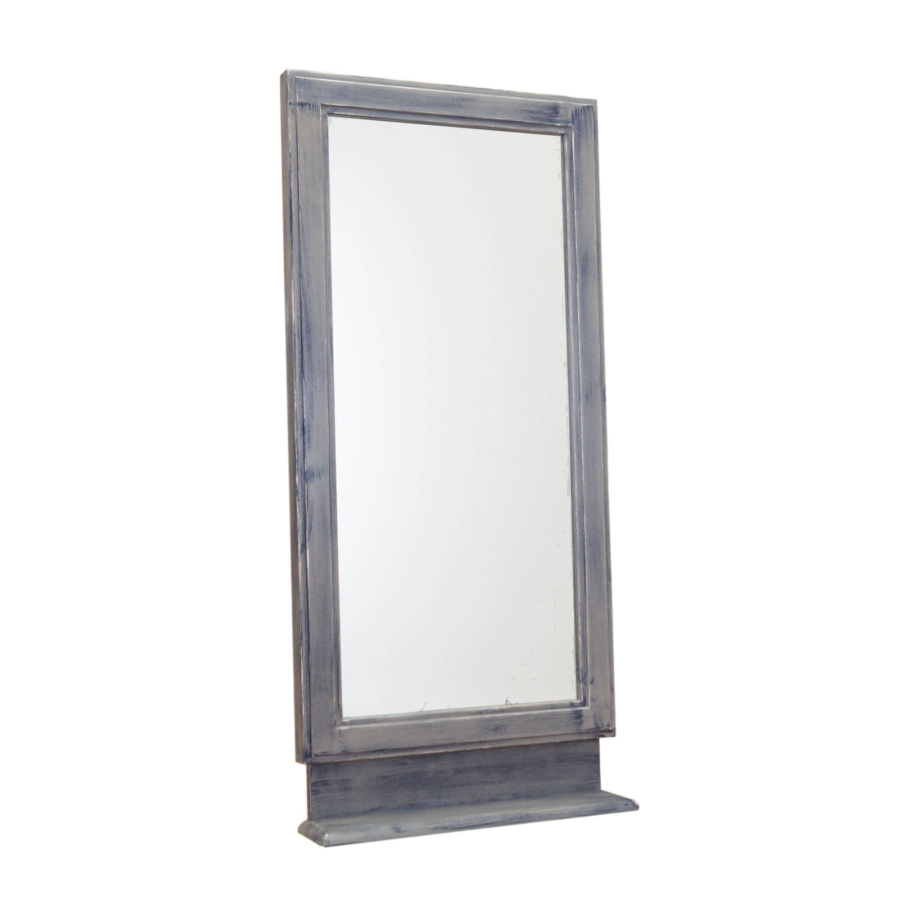 Mirror in beech frame, Danish design, 1960s, production: Denmark