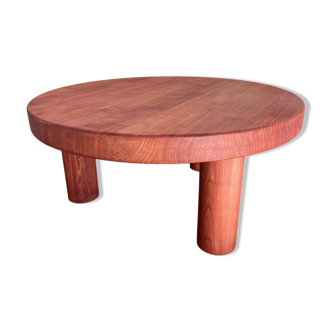 Modernist coffee table in solid cherry