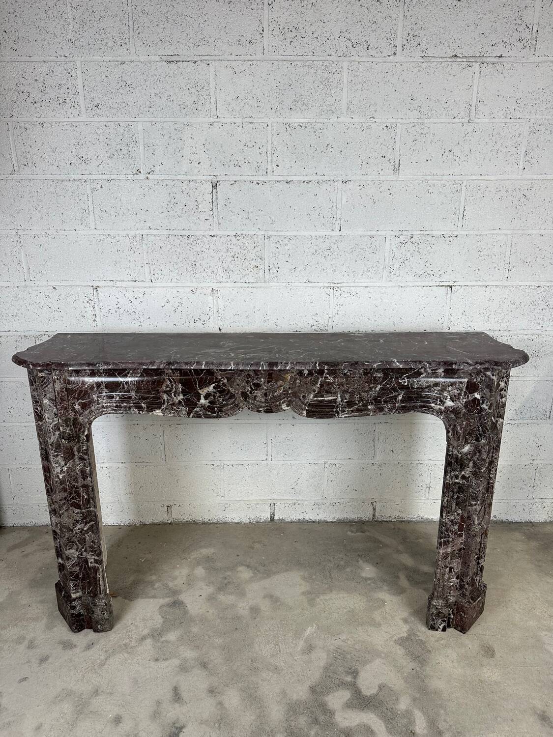 Italian Levanto marble fireplace 19th century