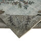 Handmade Hi-Low Pile Turkish 1980s 191 cm x 296 cm Grey Rug