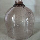 Large stemmed glass with bubble glass