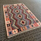 Handmade Colorful Kilim Carpet