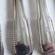12 dessert forks, silver metal