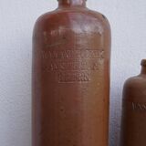 Wynand Fockink Amsterdam 1 liter and 1/2 liter stoneware bottles