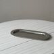 Stainless steel platter – Elongated oval serving dish in metal – Aperitif tray