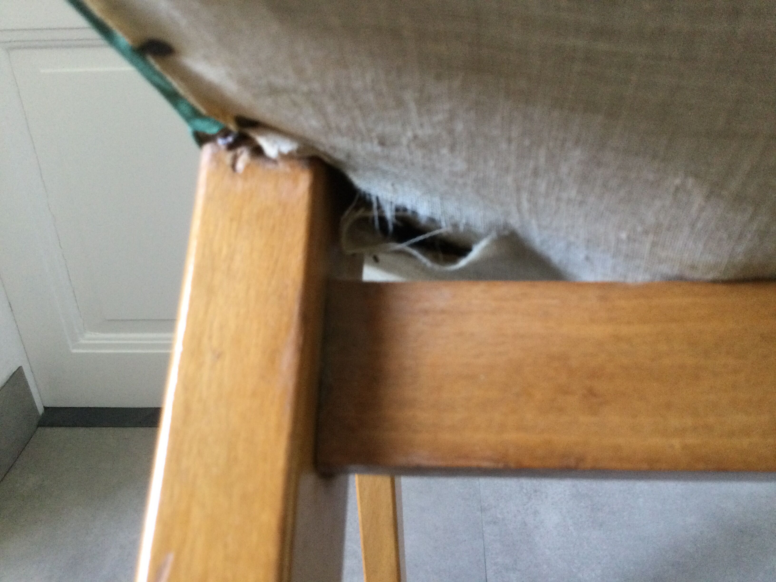 Vintage 50s bridge chair