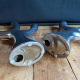 Silver tree shaped candle holders 3 branches
