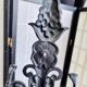 Art Nouveau coat rack in cast iron, circa 1900