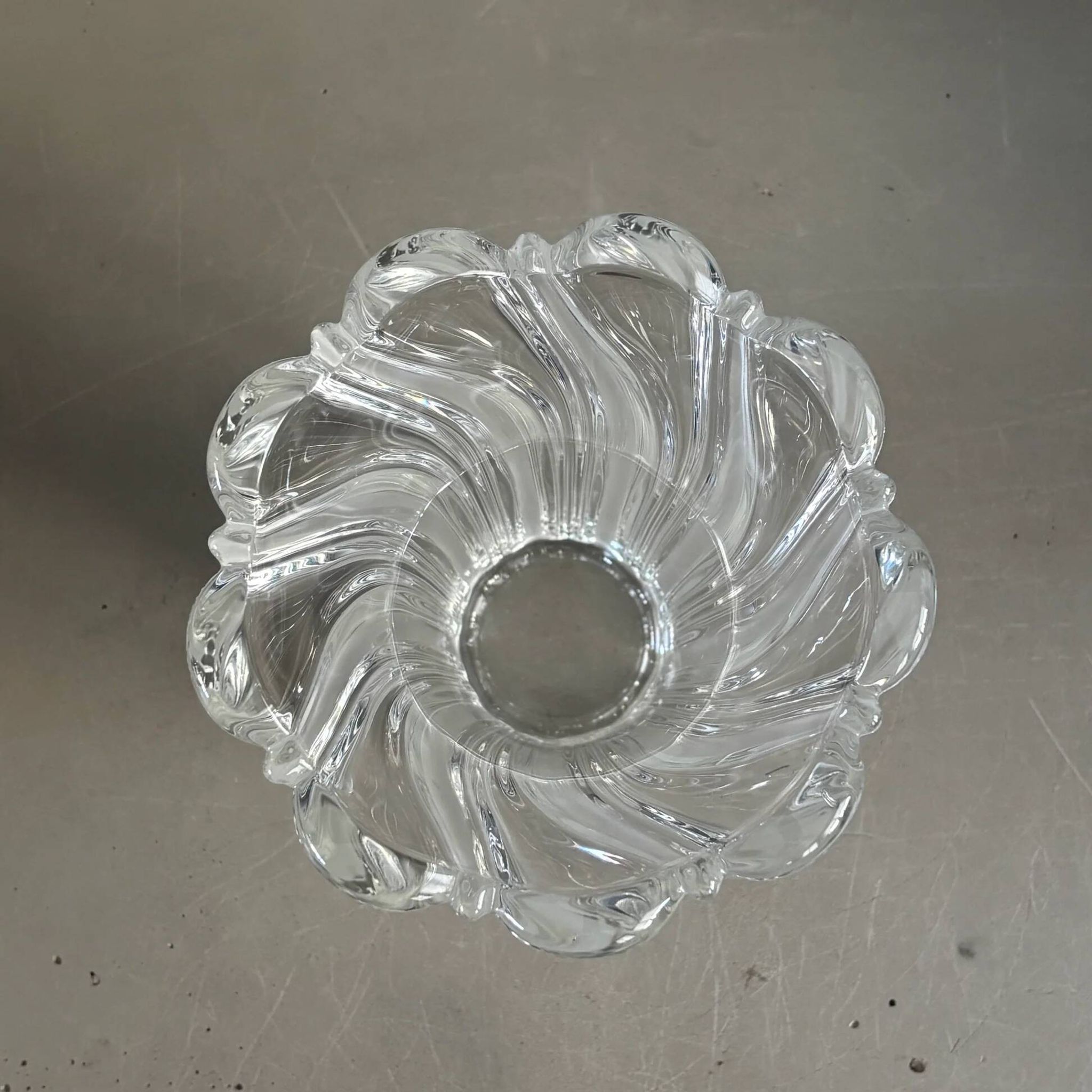 Vase en cristal art-déco 20cm - Ref 1329