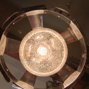 Lustre chrome  italien Space Art 70