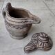 Berber earthenwear milk jug