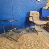 Armchair set with 2 space age tables