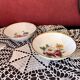 Set of 2 porcelain cups floral decoration KAISER