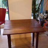 Wooden table with extensions