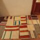 Ensemble de cinq coussins en laine