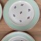 Set of 6 flat plates l'Amandinoise