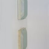 Vintage Italian Metal and Glass Sconces from Fontana Arte, 1960s, Set of 2