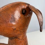 Dimitri Omersa leather magazine pouch kangaroo, Almazán, Spain, 1970 (Stamped)