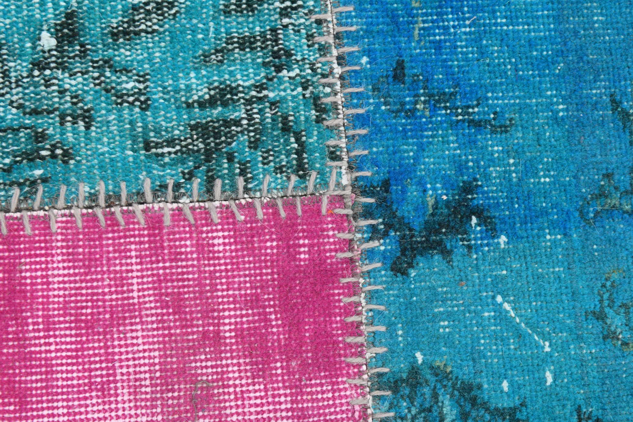 7x10 distressed multicolor vintage rug 303x213cm