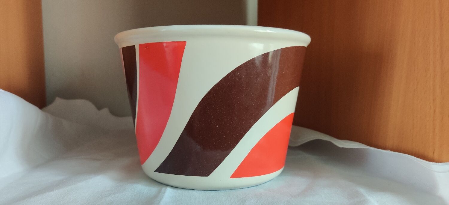 Fondue pot Le Creuset vintage 70's