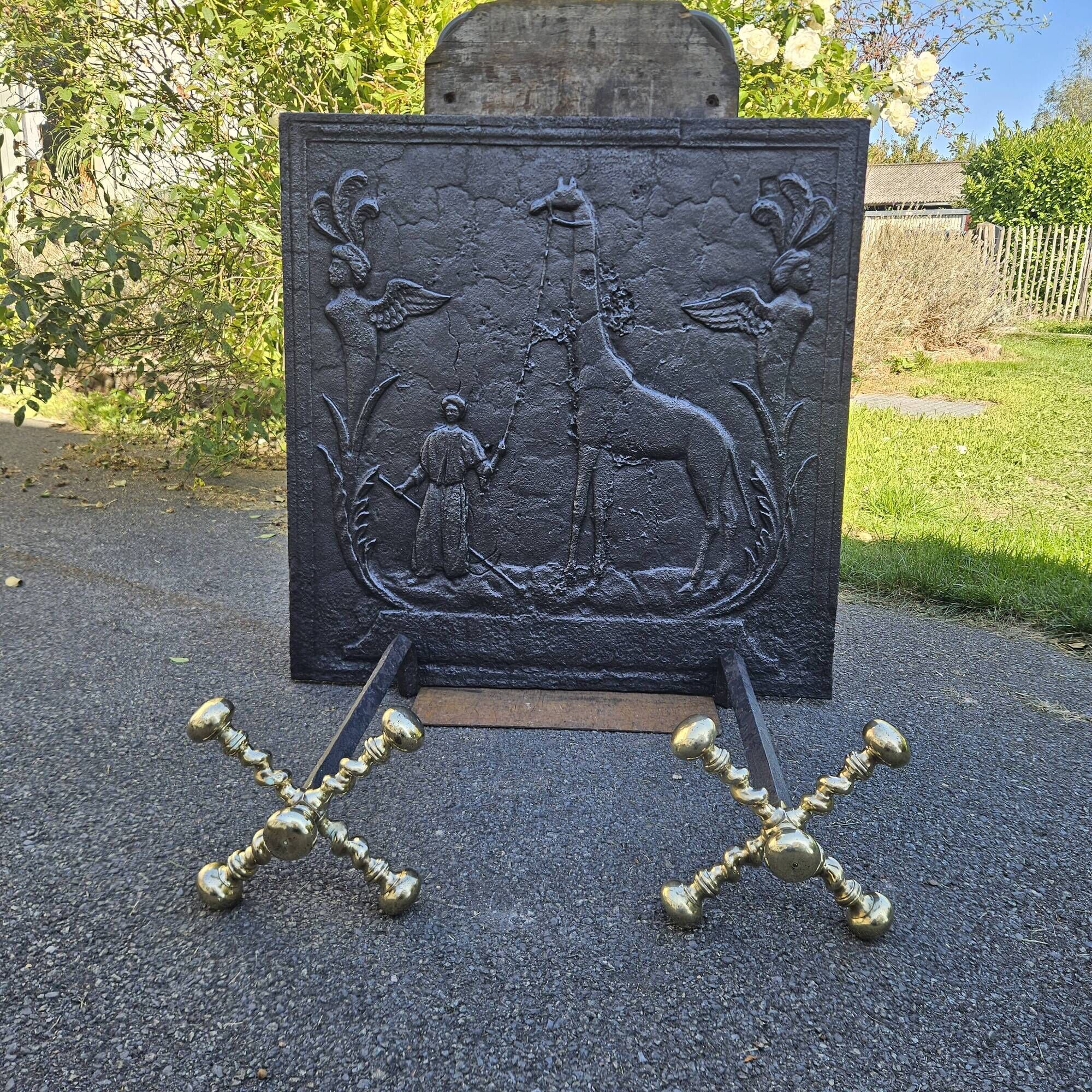 Zarafa fireplace plaque