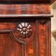19th Century Italian Empire Mahogany Commode 2-Doors Cabinet