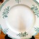 6 flat plates saint Amand tone green series 4003