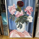 Tableau « vase de fleurs » d’Edmee-Redon