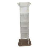 David Lange plexiglass CD storage column / tower