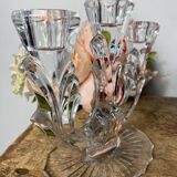 Crystal candle holders