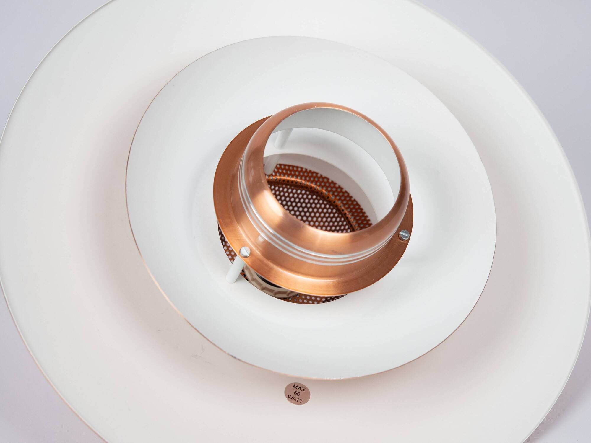 Danish vintage pendant lamp Jeka by Kurt Wiborg, 1980s