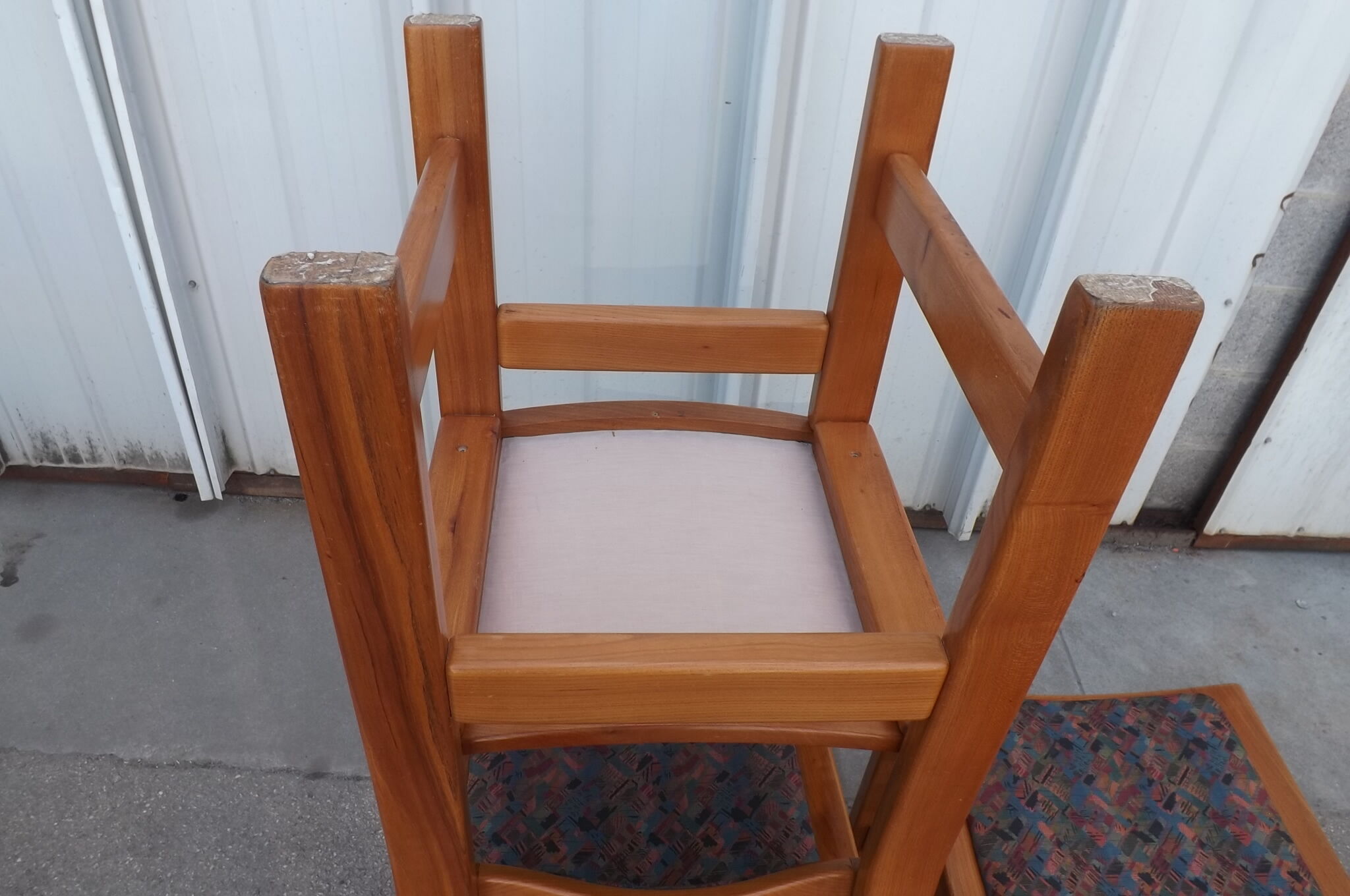 Set de 4 chaises orme Regain vintage 1970