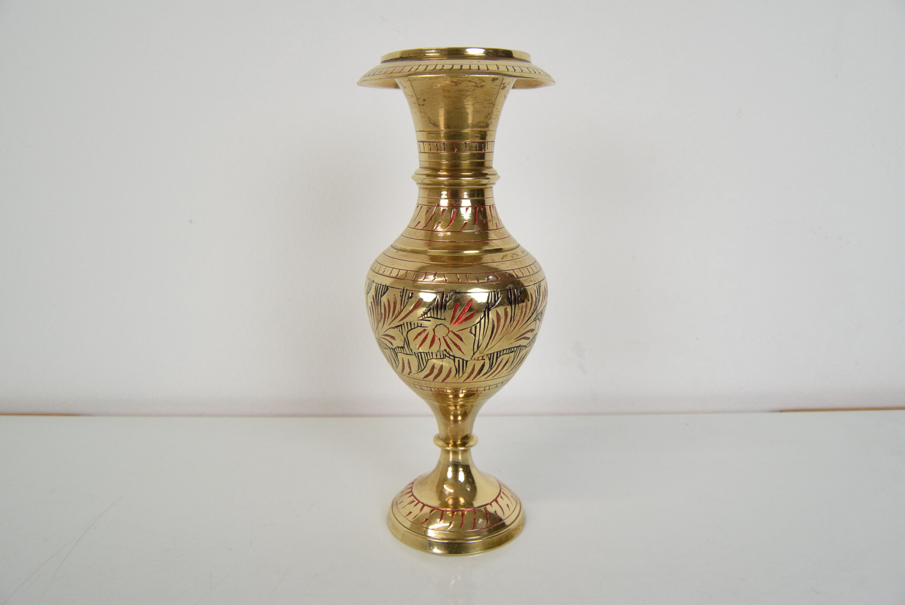 Mid-century Brass Vase,1960's.
