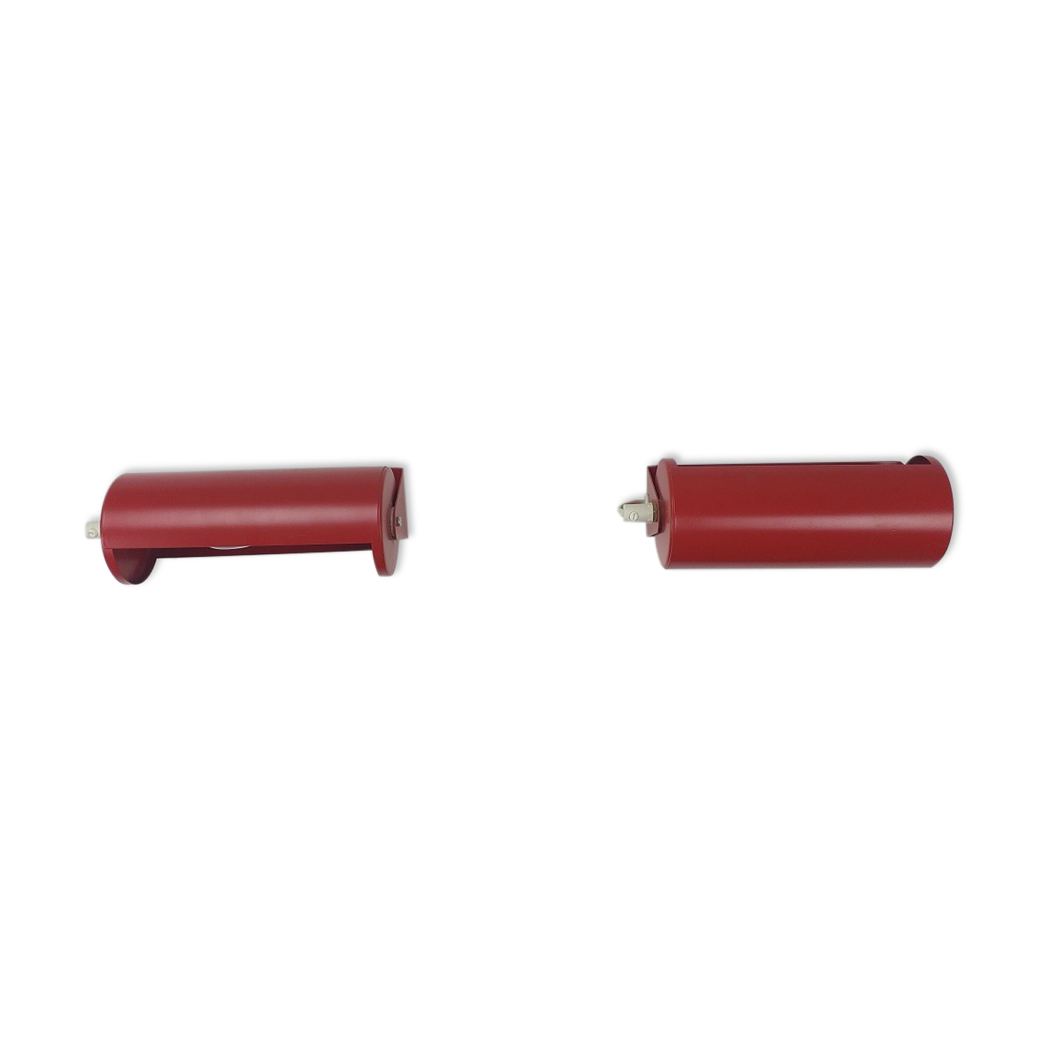 Pair of vintage 80s design wall lamps
