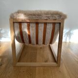 Fur armchair