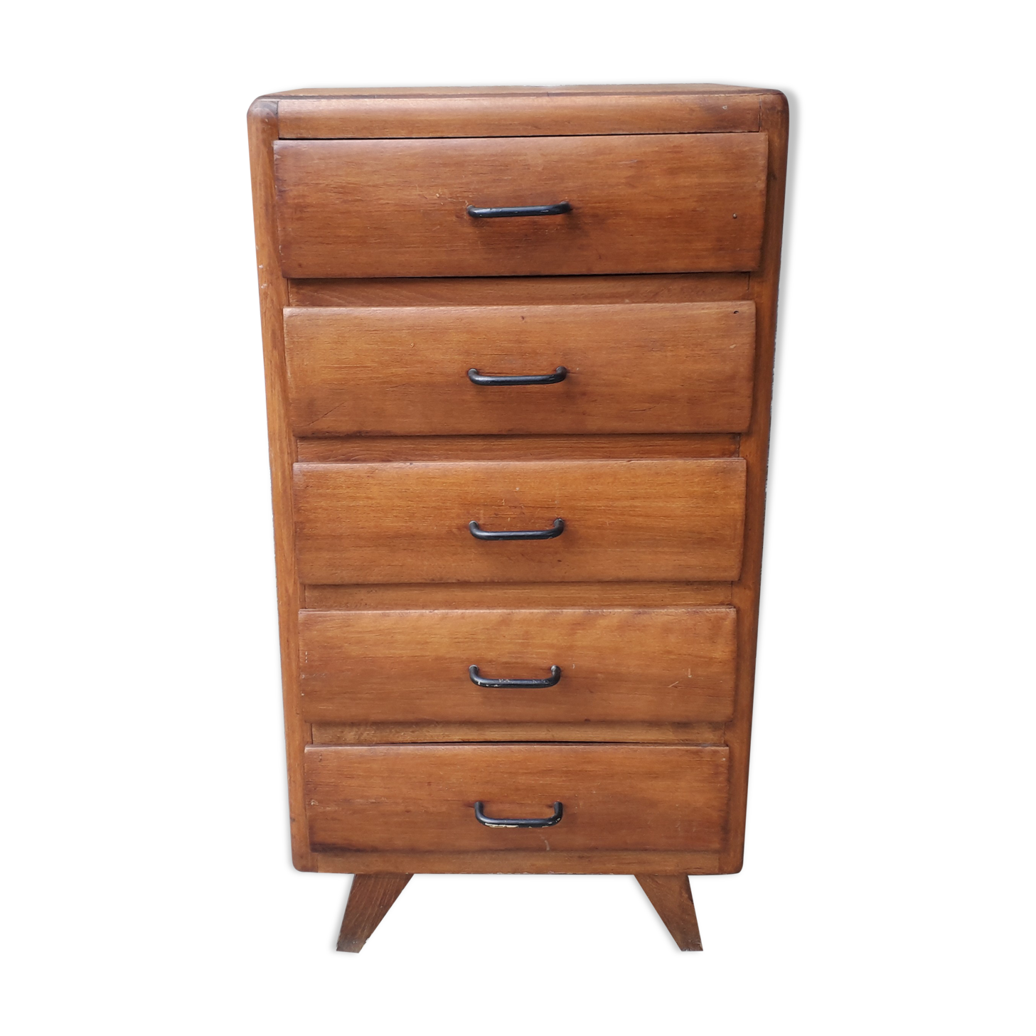 Commode à tiroirs pieds compas