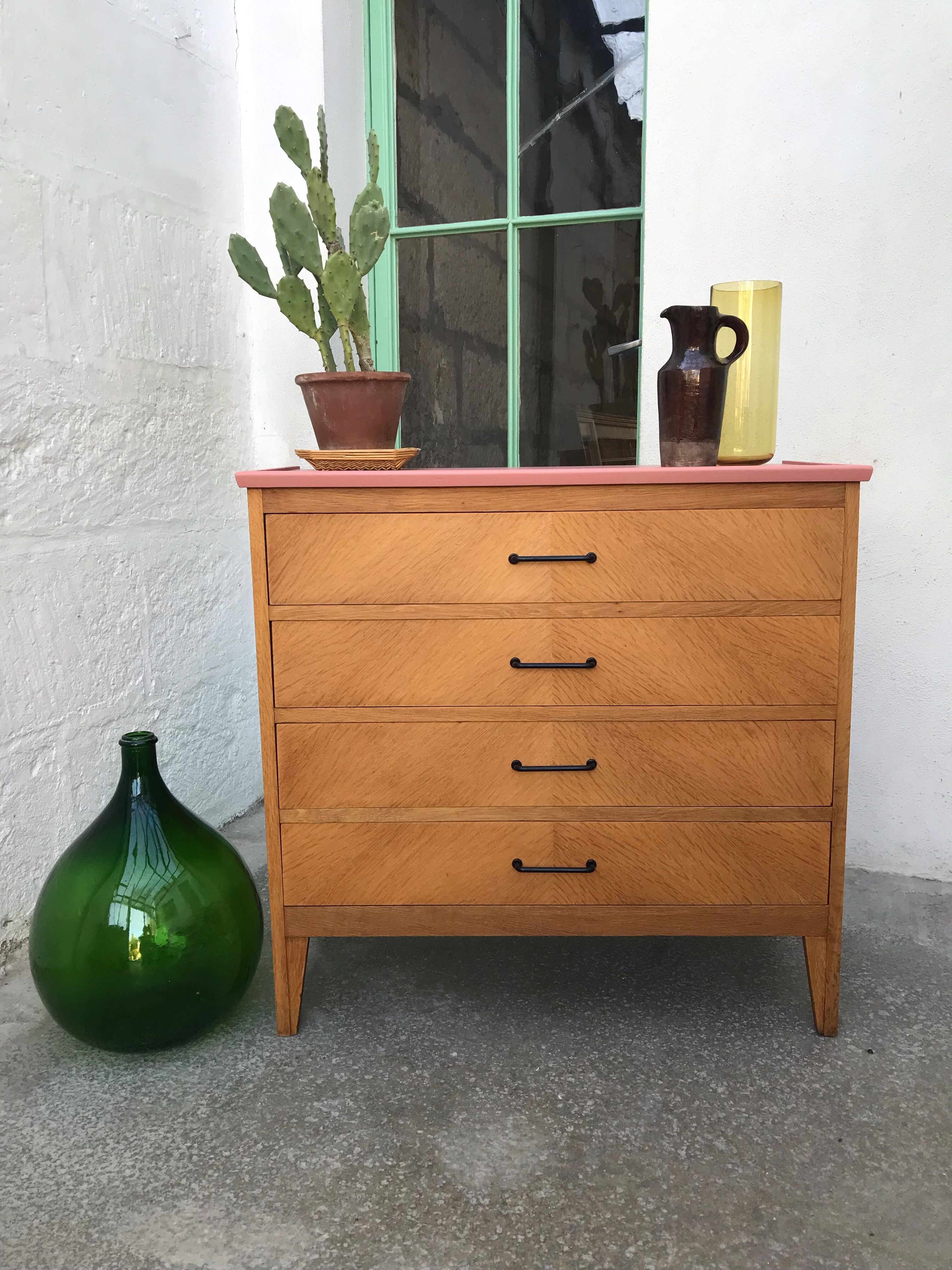 Commode chêne clair