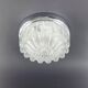 Large Mid Century Flower Shaped Glass Ceiling Light From Limburg, 1970s