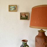 Framed oil duo