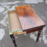 Mahogany games table