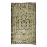 Turkish Anatolian Handmade Vintage Rug 288 cm x 178 cm