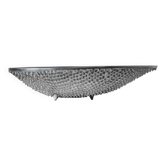 Contemporary Textured Aluminium Bowl On Legs