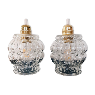 Set of two walking lamps