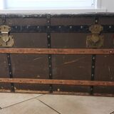 Antique travel trunk