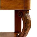 Mahogany console from the Napoleon III period