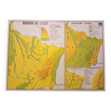 School map: northern region n°19 / eastern region n°20