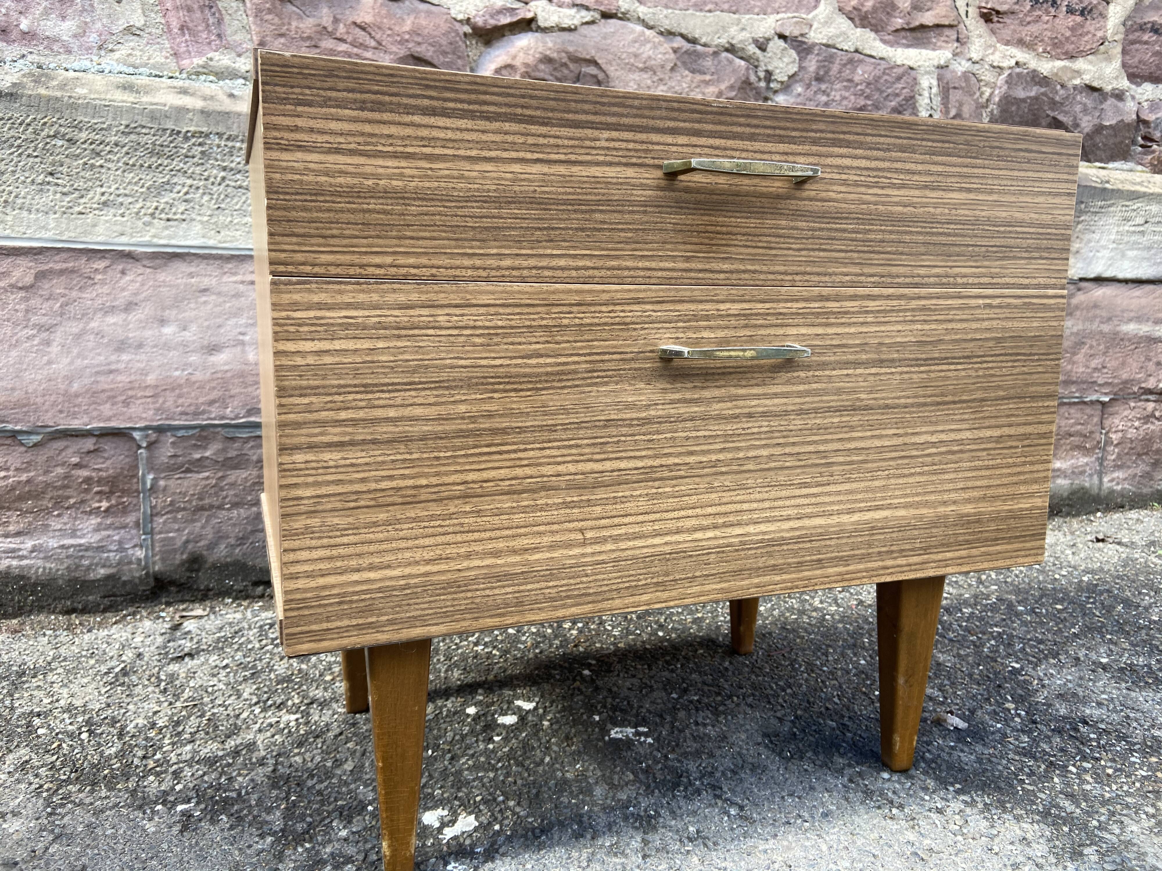 Bedside night table design 1970