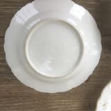 Lot de 6 assiettes fleurs