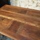 French vintage table in solid oak, Arts & Crafts style, 1930s–1940s.